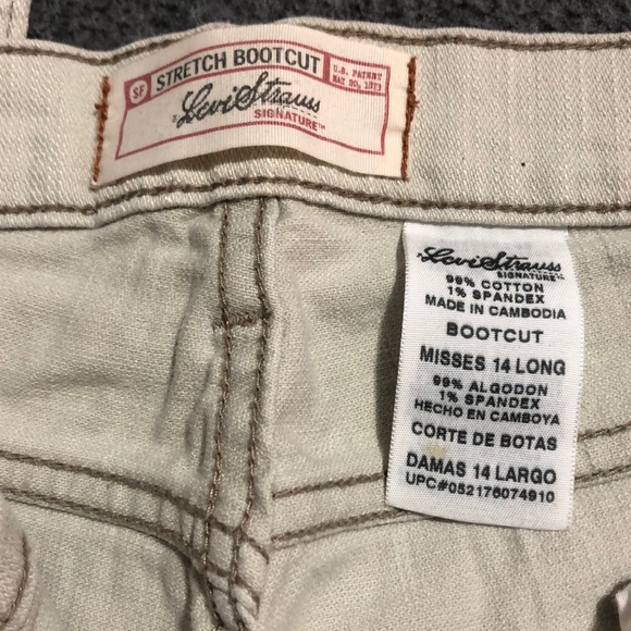 Levi’s Bootcut light Tan/Taupe Jeans - Picture 5 of 5